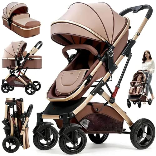 Carrinho De Bebê Passeio Reversivel Chique Conforto 3 Em 1